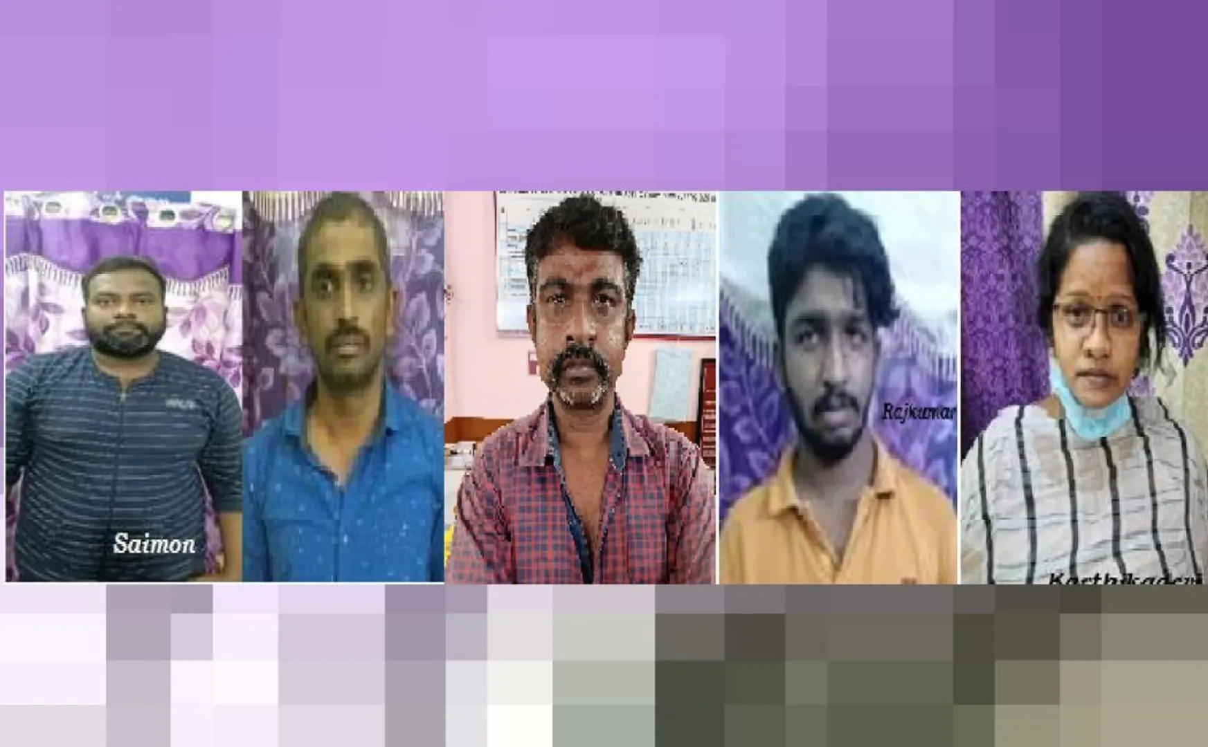salem district incident police arrested five persons 